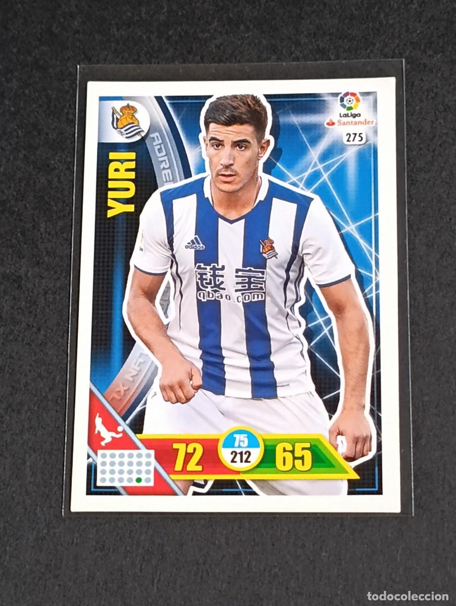 Football Stickers: YURI #275 REAL SOCIEDAD - ADRENALYN XL LA LIGA SANTANDER 2016 2017 - PANINI 16 17 CROMO FUTBOL