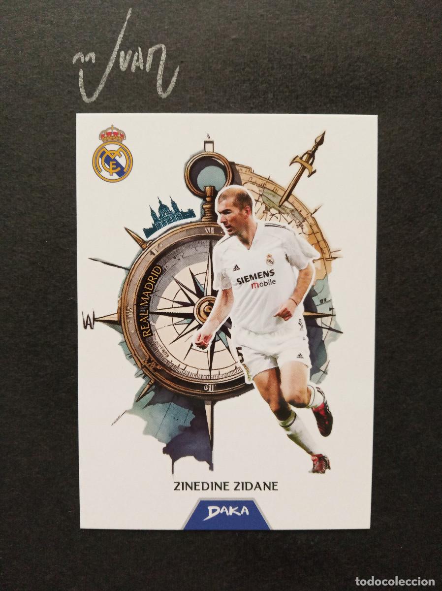 Cromos de f&uacute;tbol: CA 8 COMPASS ASTRAY ZIDANE REAL MADRID FRANCIA ⚽ DAKA &reg; TOP AUDIENCE 2025 2026 25 26