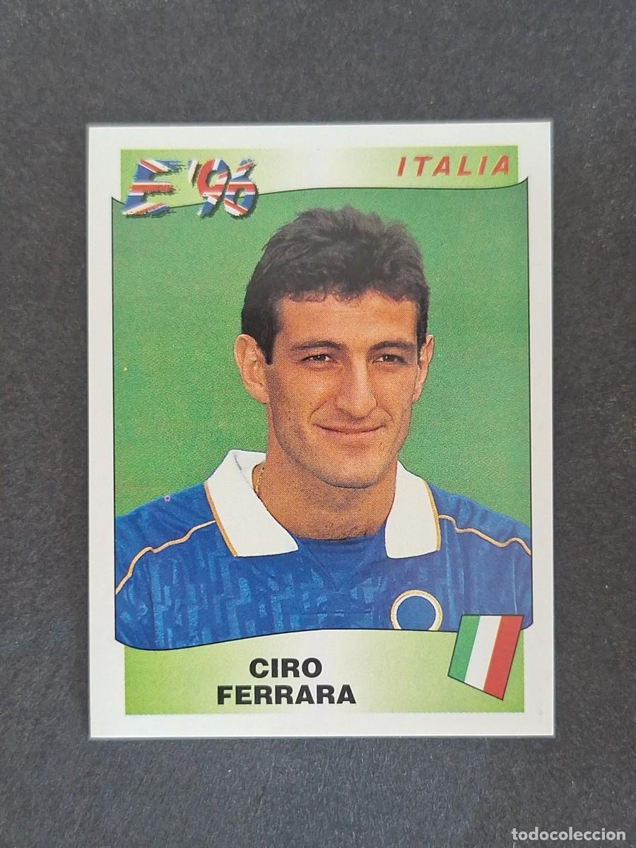 Cromos de f&uacute;tbol: L3 CIRO FERRARA SELECCION ITALIA 239 EUROCOPA 1996 EURO 96 PANINI NUNCA PEGADO SIN PEGAR