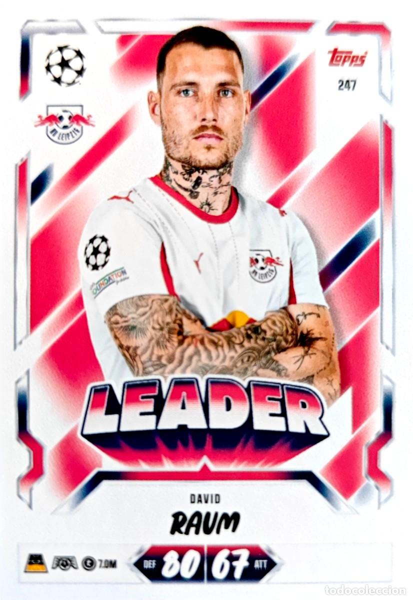 Cromos de f&uacute;tbol: 247 David Raum - RB Leipzig - LEADER - TOPPS Match Attax 2026 2027 26 27