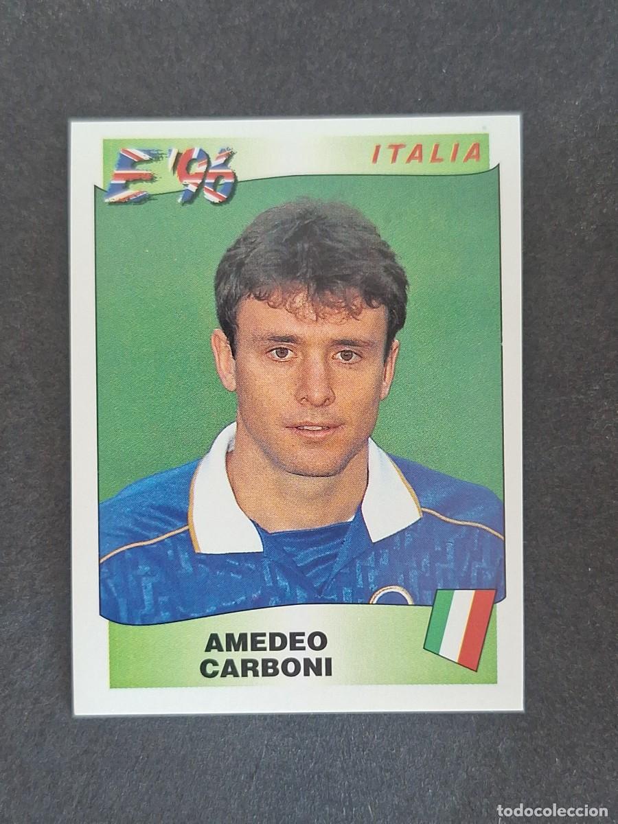 Cromos de f&uacute;tbol: L3 AMEDEO CARBONI SELECCION ITALIA 243 EUROCOPA 1996 EURO 96 PANINI NUNCA PEGADO SIN PEGAR