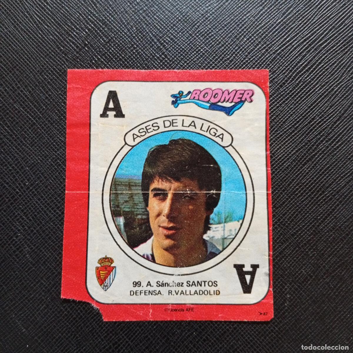 Cromos de f&uacute;tbol: 99 SANTOS VALLLADOLID CHICLE BOOMER 1982 1983 CROMO FUTBOL LIGA 82 83 - SIN PEGAR - SOBRE-C