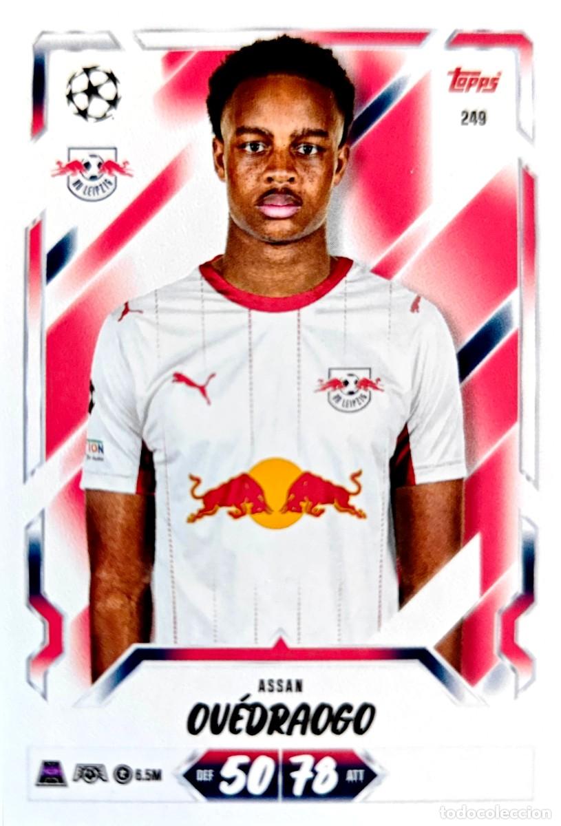 Cromos de f&uacute;tbol: 249 Assan Ouedraogo - RB Leipzig - TOPPS Match Attax 2026 2027 26 27