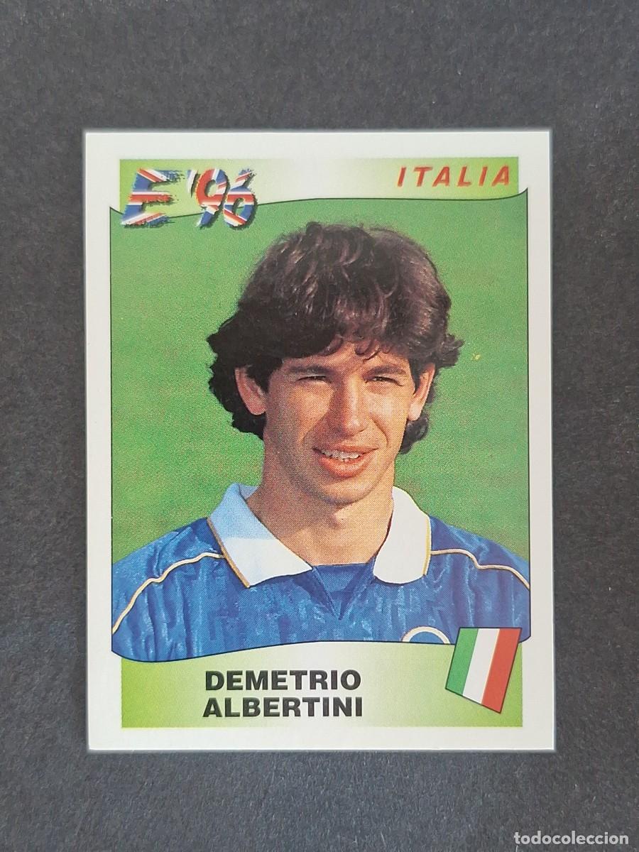 Cromos de f&uacute;tbol: L3 DEMETRIO ALBERTINI SELECCION ITALIA 245 EUROCOPA 1996 EURO 96 PANINI NUNCA PEGADO SIN PEGAR