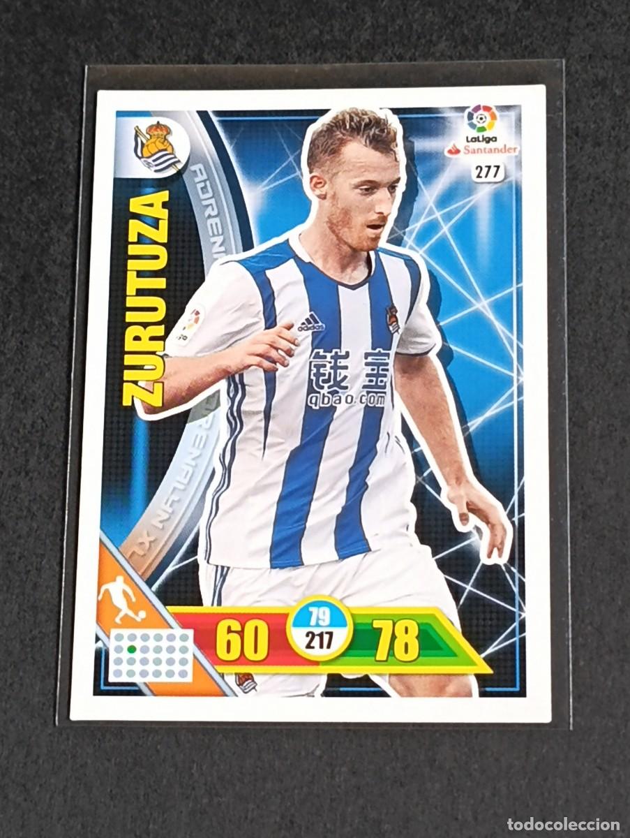 Cromos de f&uacute;tbol: ZURUTUZA #277 REAL SOCIEDAD - ADRENALYN XL LA LIGA SANTANDER 2016 2017 PANINI 16 17 CROMO FUTBOL
