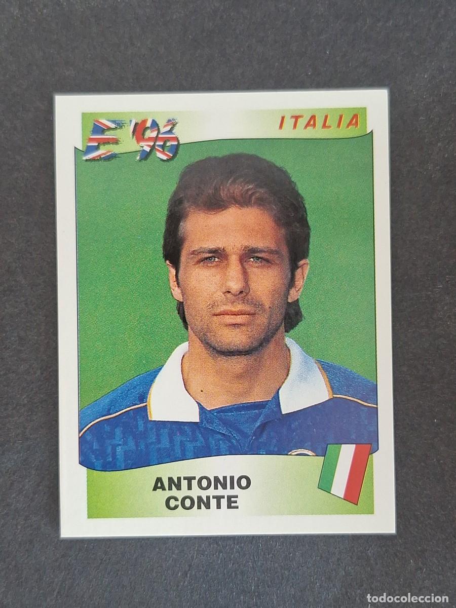 Football Stickers: L3 ANTONIO CONTE SELECCION ITALIA 247 EUROCOPA 1996 EURO 96 PANINI NUNCA PEGADO SIN PEGAR