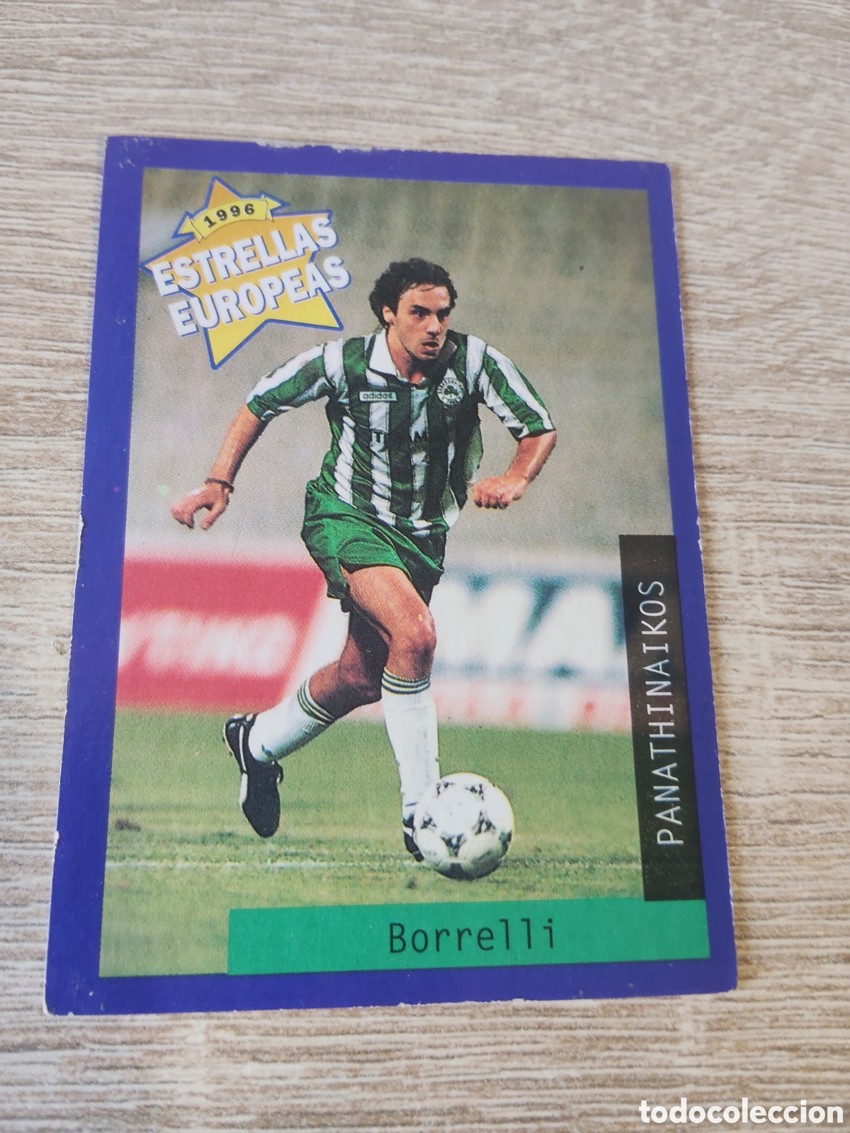 Cromos de f&uacute;tbol: Panini estrellas europeas 1996 111 Borrelli Panathinaikos