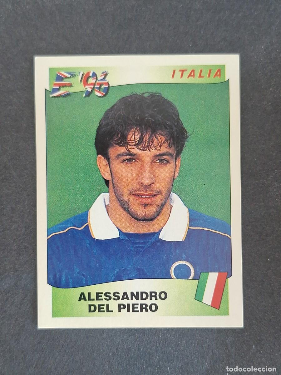 Cromos de f&uacute;tbol: L3 ALESSANDRO DEL PIERO SELECCION ITALIA 249 EUROCOPA 1996 EURO 96 PANINI NUNCA PEGADO SIN PEGAR
