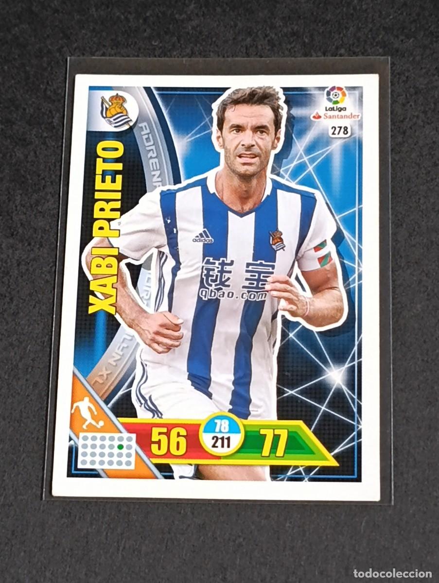 Cromos de f&uacute;tbol: XABI PRIETO #278 REAL SOCIEDAD - ADRENALYN XL LA LIGA SANTANDER 2016 2017 PANINI 16 17 CROMO FUTBOL