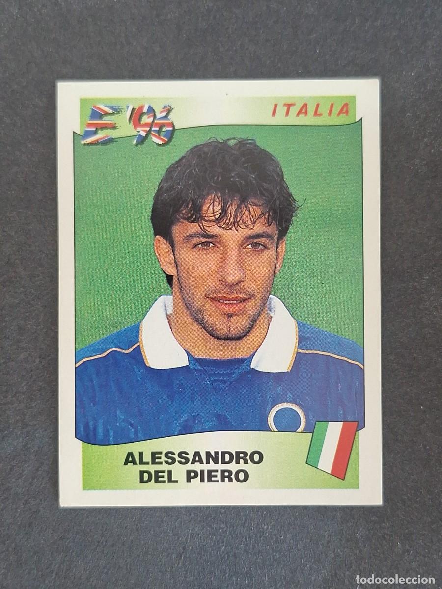 Cromos de f&uacute;tbol: L3 ALESSANDRO DEL PIERO SELECCION ITALIA 249 EUROCOPA 1996 EURO 96 PANINI NUNCA PEGADO SIN PEGAR