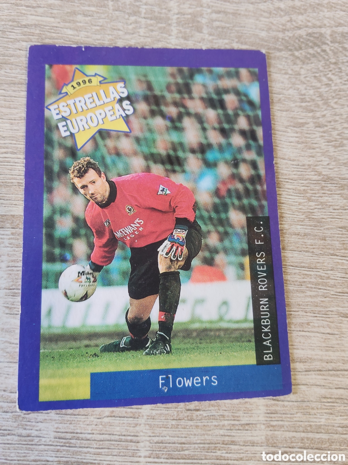 Cromos de f&uacute;tbol: Panini estrellas europeas 1996 36 Flowers Blackburn Rovers