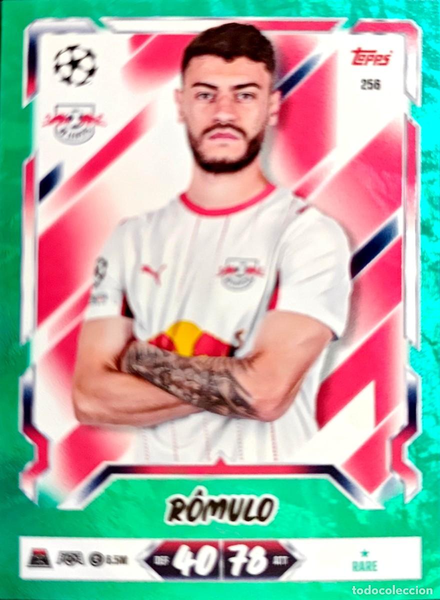 Cromos de f&uacute;tbol: 256 Romulo - RB Leipzig - AQUA - RARE - TOPPS Match Attax 2026 2027 26 27