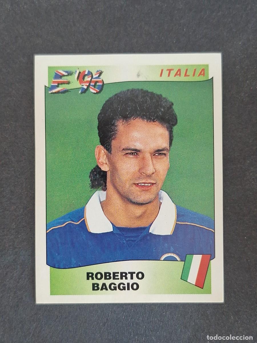 Cromos de f&uacute;tbol: L3 ROBERTO BAGGIO SELECCION ITALIA 251 EUROCOPA 1996 EURO 96 PANINI NUNCA PEGADO SIN PEGAR
