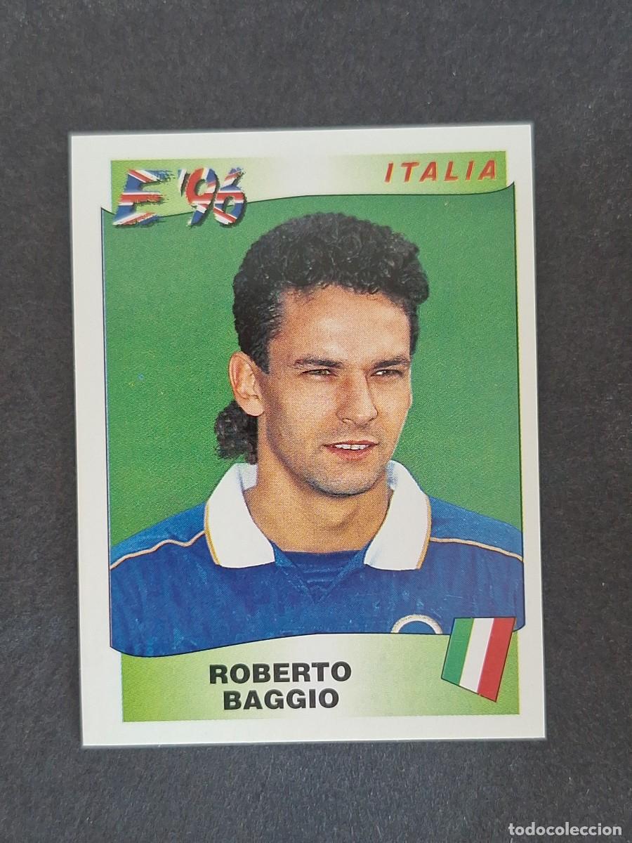 Cromos de f&uacute;tbol: L3 ROBERTO BAGGIO SELECCION ITALIA 251 EUROCOPA 1996 EURO 96 PANINI NUNCA PEGADO SIN PEGAR