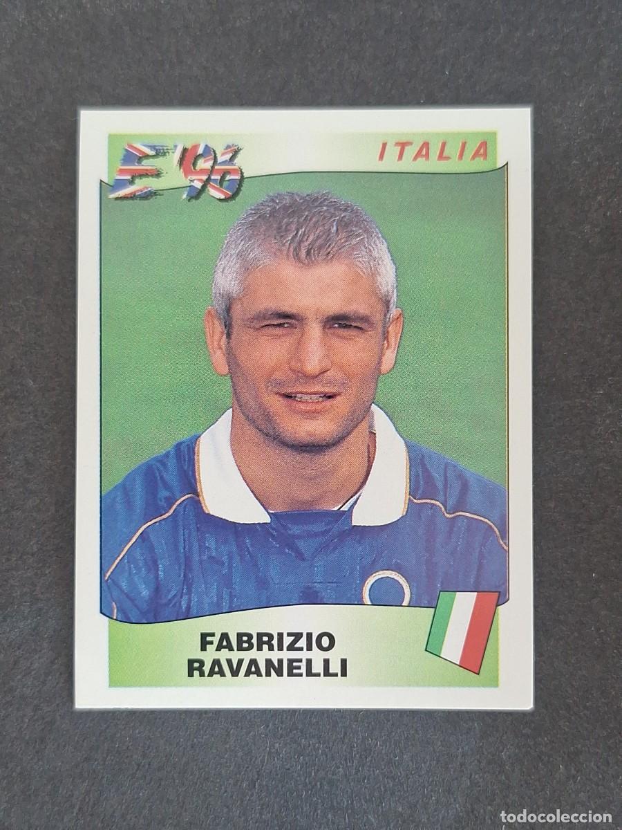 Cromos de f&uacute;tbol: L3 FABRIZIO RAVANELLI SELECCION ITALIA 252 EUROCOPA 1996 EURO 96 PANINI NUNCA PEGADO SIN PEGAR