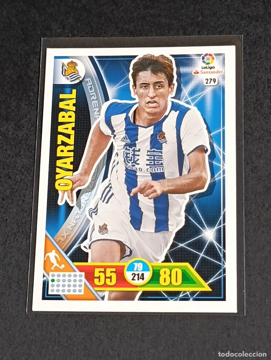 Cromos de f&uacute;tbol: OYARZABAL #279 REAL SOCIEDAD - ADRENALYN XL LA LIGA SANTANDER 2016 2017 PANINI 16 17 CROMO FUTBOL