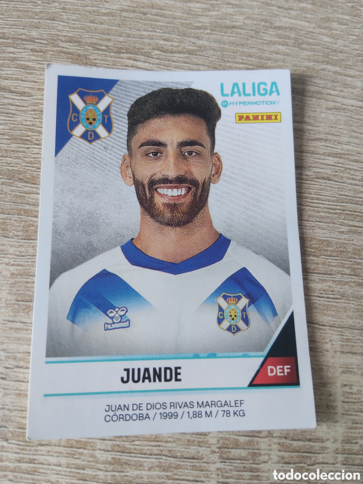 Cromos de f&uacute;tbol: Panini la liga hypermotion 2024 2025 24 25 388 Juande Tenerife