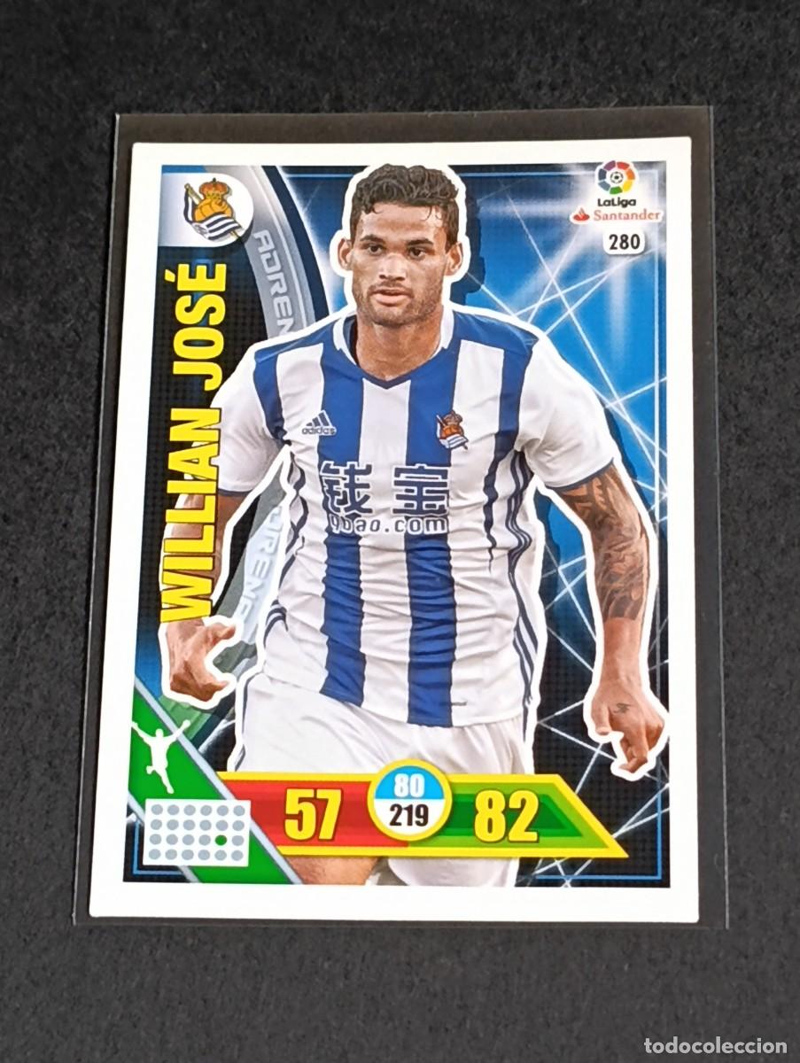 Cromos de f&uacute;tbol: WILLIAN JOS&Eacute; #280 REAL SOCIEDAD - ADRENALYN XL LA LIGA SANTANDER 2016 2017 PANINI 16 17 CROMO FUTBOL
