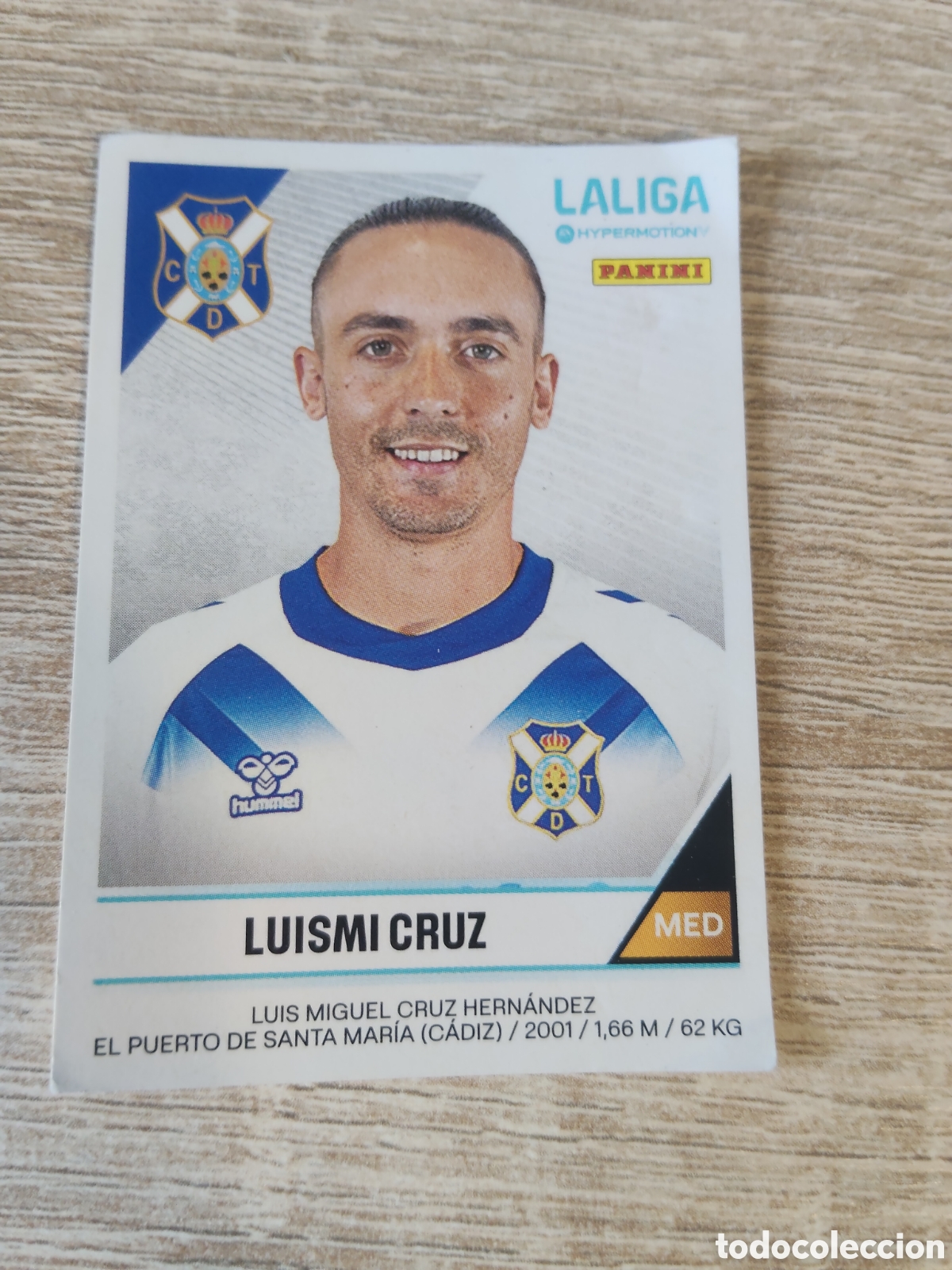 Cromos de f&uacute;tbol: Panini la liga hypermotion 2024 2025 24 25 395 Luismi Cruz Tenerife