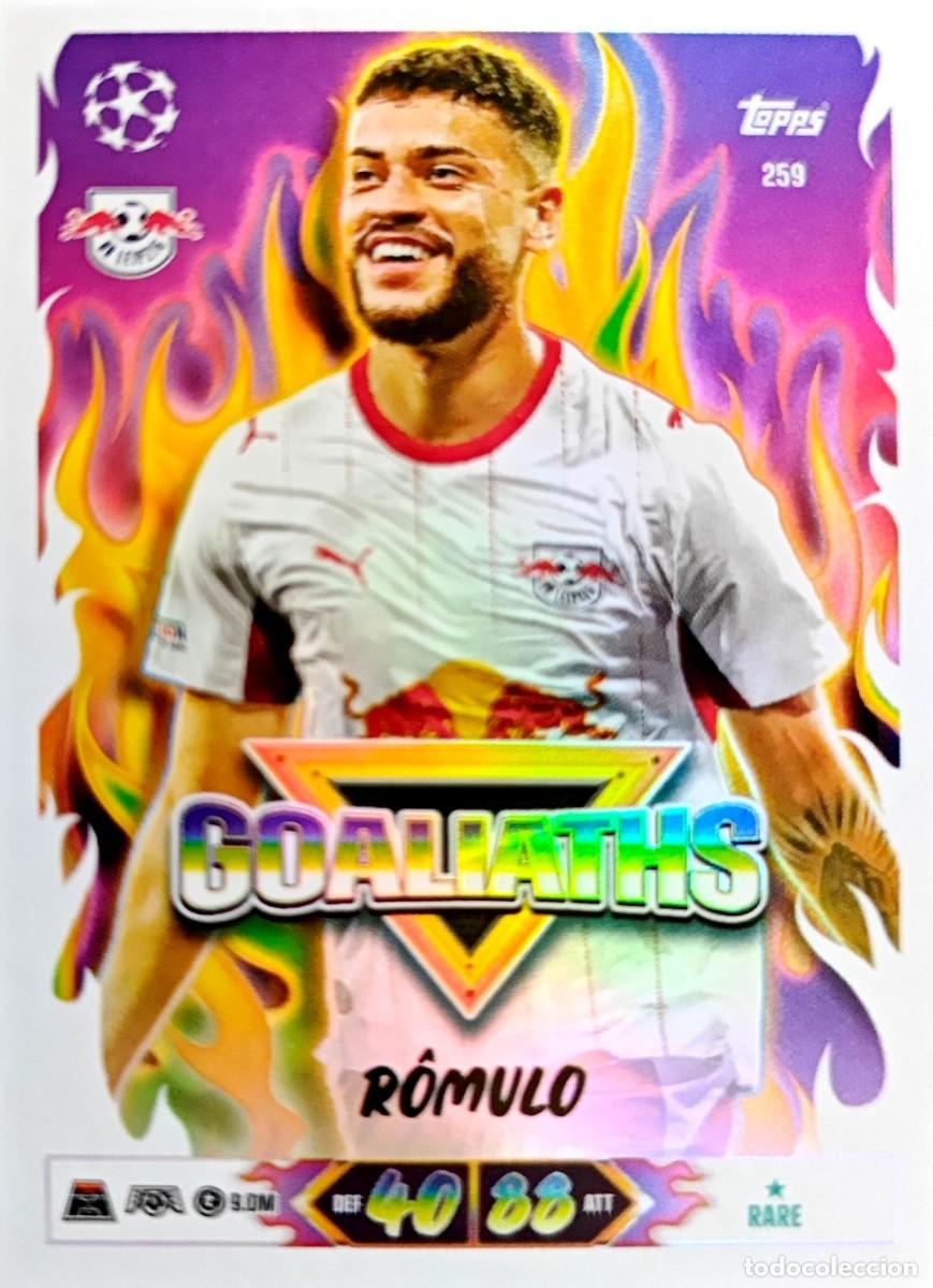 Cromos de f&uacute;tbol: 259 Romulo - RB Leipzig - GOALIATHS - TOPPS Match Attax 2026 2027 26 27