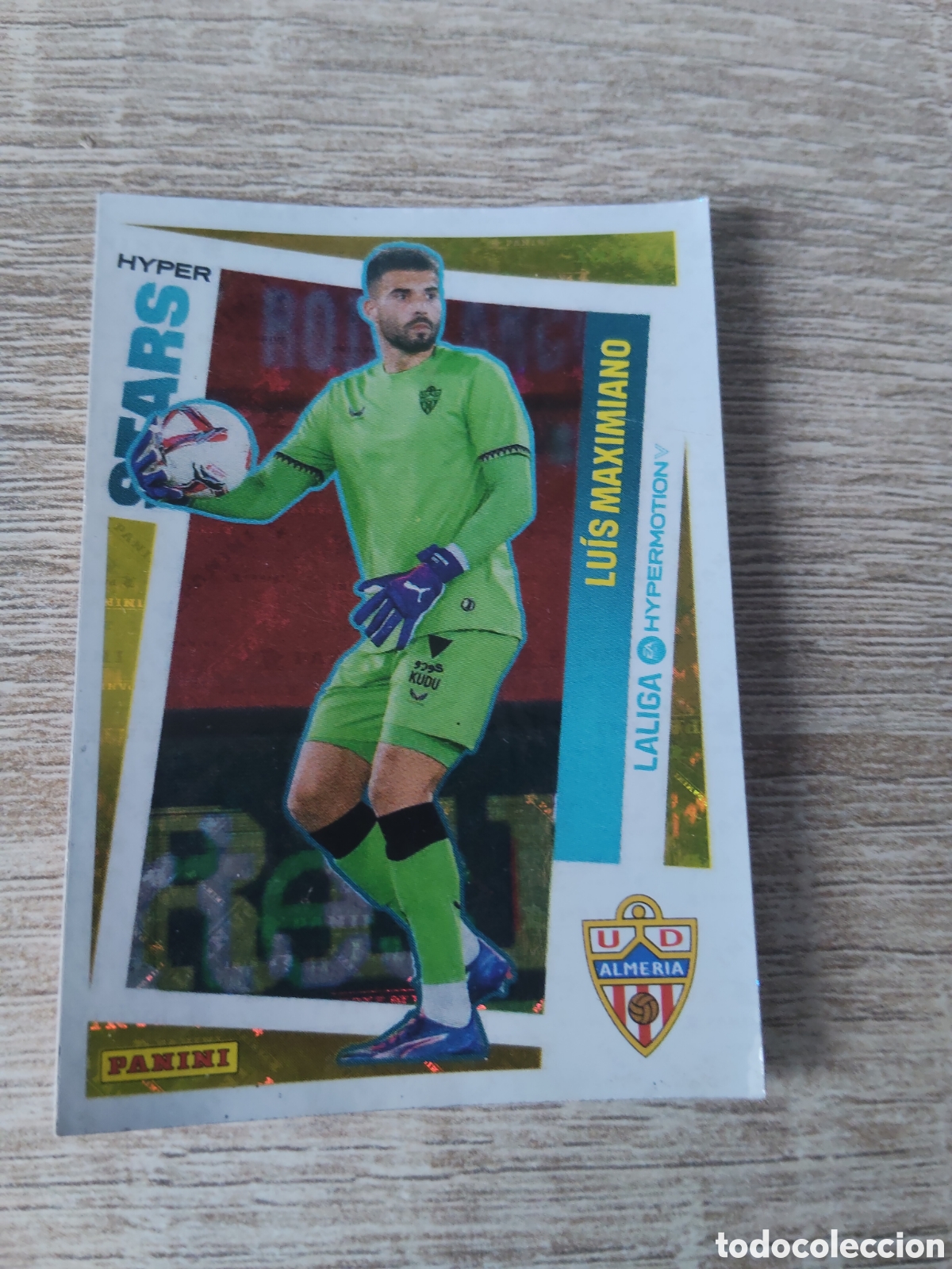 Cromos de f&uacute;tbol: Panini la liga hypermotion 2024 2025 24 25 443 Luis Maximiano Almer&iacute;a stars