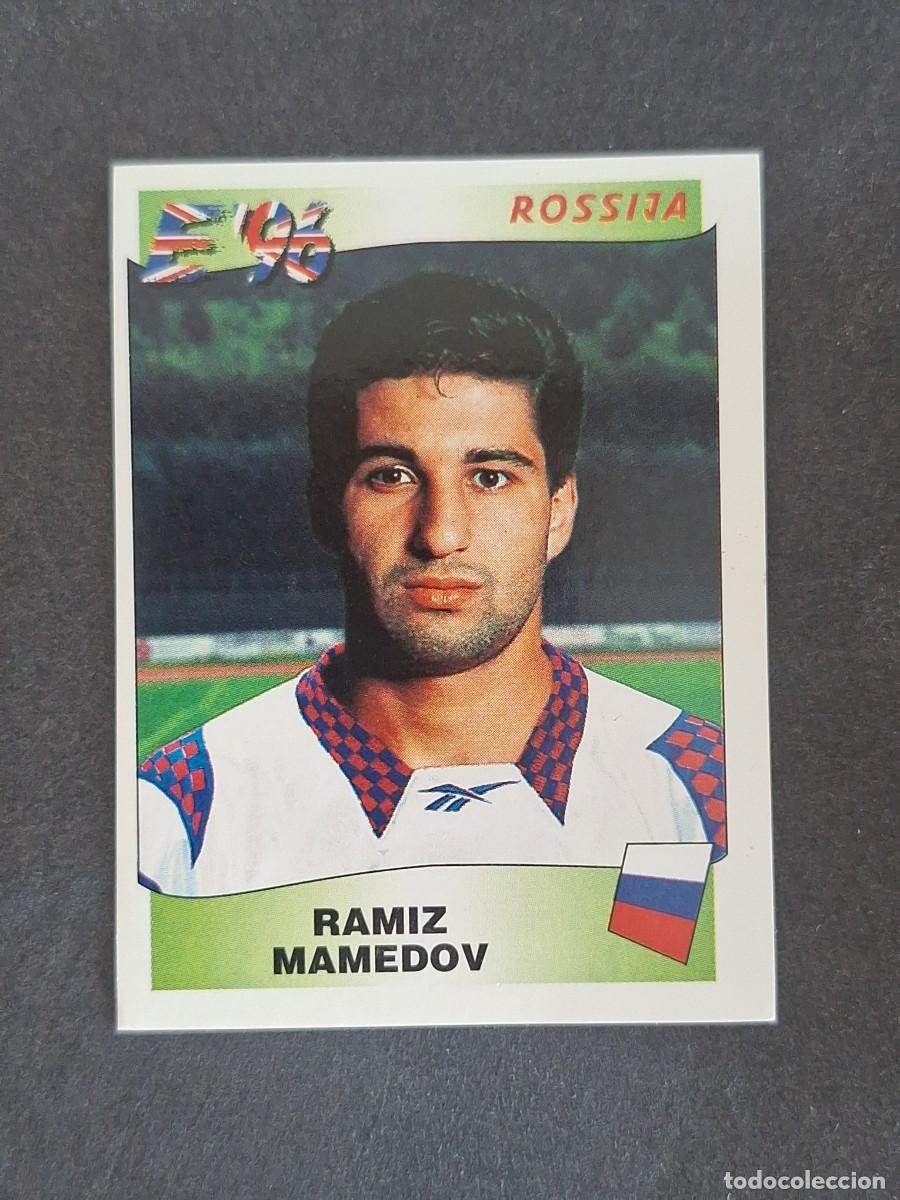 Cromos de f&uacute;tbol: L3 RAMIZ MAMEDOV SELECCION RUSIA 260 EUROCOPA 1996 EURO 96 PANINI NUNCA PEGADO SIN PEGAR