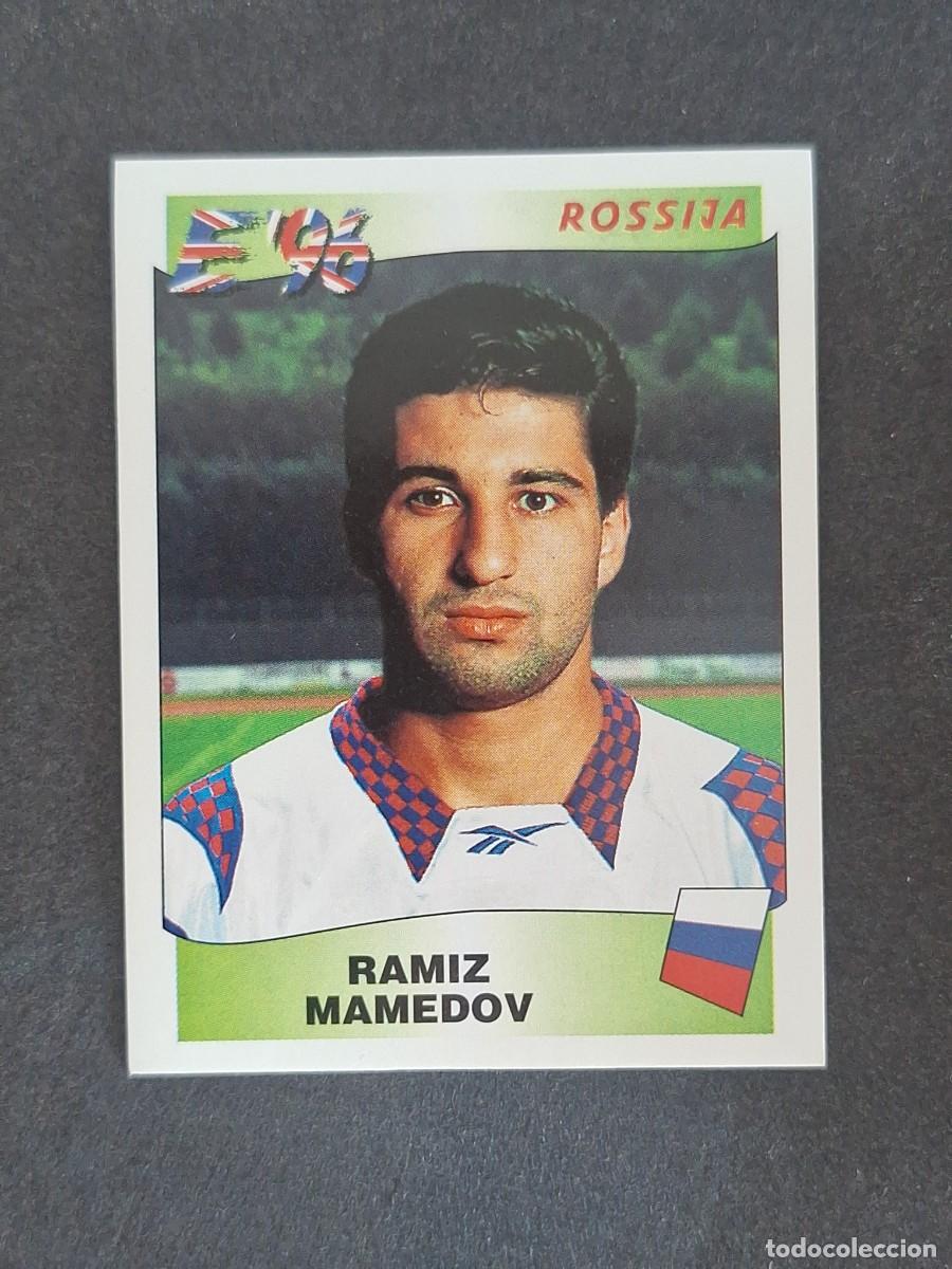 Cromos de f&uacute;tbol: L3 RAMIZ MAMEDOV SELECCION RUSIA 260 EUROCOPA 1996 EURO 96 PANINI NUNCA PEGADO SIN PEGAR