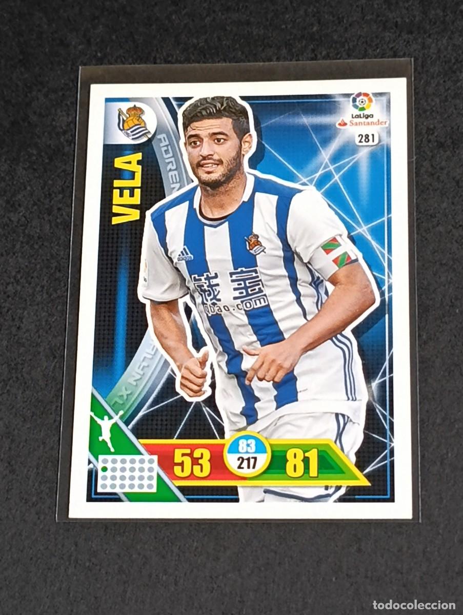 Cromos de f&uacute;tbol: VELA #281 REAL SOCIEDAD - ADRENALYN XL LA LIGA SANTANDER 2016 2017 PANINI 16 17 CROMO FUTBOL