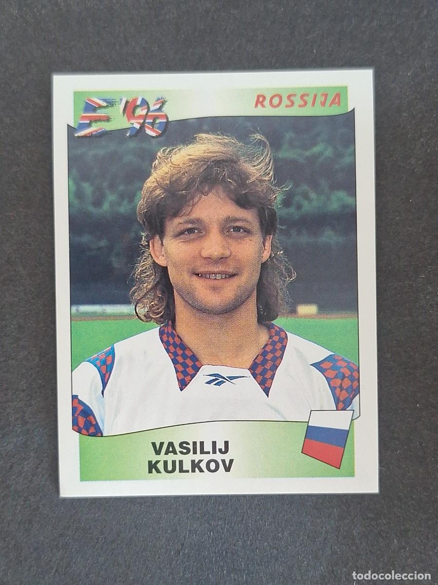 Cromos de f&uacute;tbol: L3 VASILIJ KULKOV SELECCION RUSIA 261 EUROCOPA 1996 EURO 96 PANINI NUNCA PEGADO SIN PEGAR