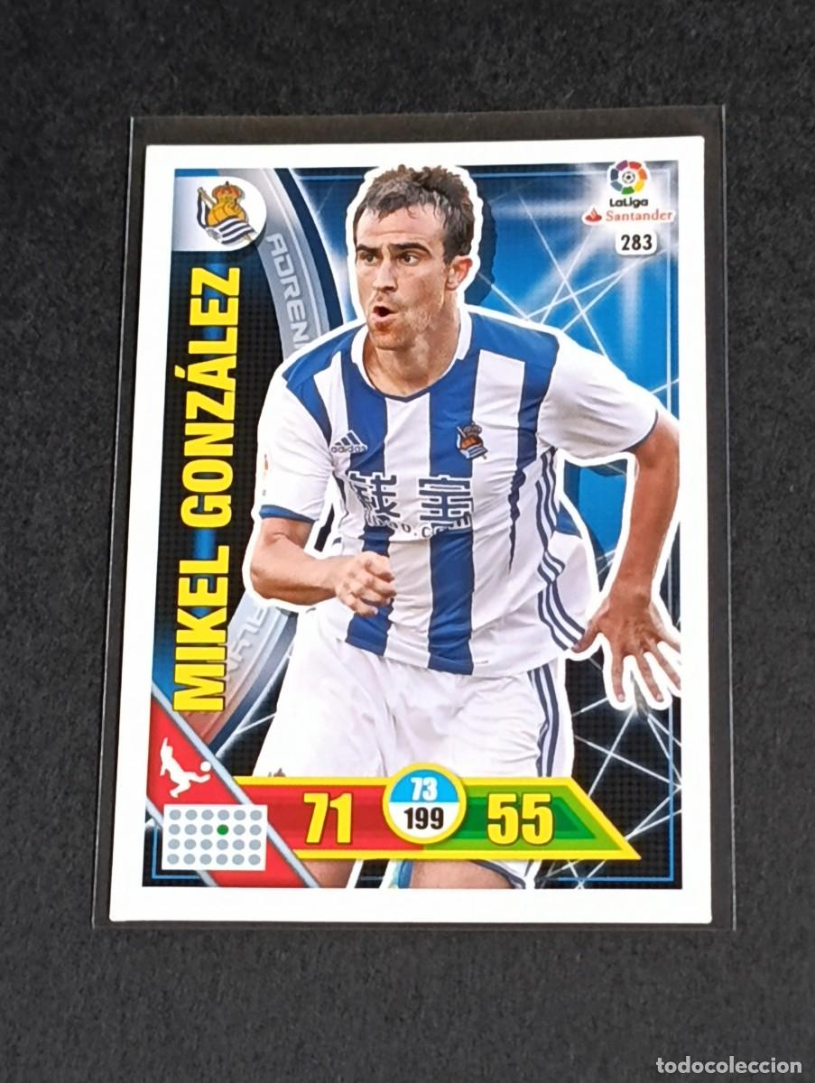 Cromos de f&uacute;tbol: MIKEL GONZ&Aacute;LEZ #283 REAL SOCIEDAD - ADRENALYN XL LA LIGA SANTANDER 2016 2017 - PANINI 16 17 CROMO