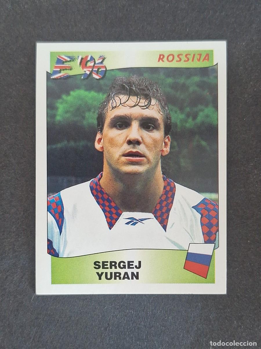 Cromos de f&uacute;tbol: L3 SERGEJ YURAN SELECCION RUSIA 273 EUROCOPA 1996 EURO 96 PANINI NUNCA PEGADO SIN PEGAR