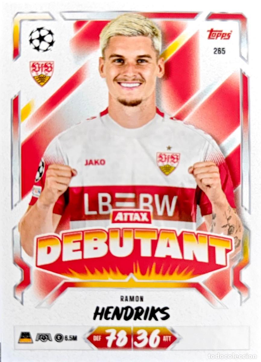 Cromos de f&uacute;tbol: 265 Ramon Hendriks - VfB Stuttgart - TOPPS Match Attax 2026 2027 26 27