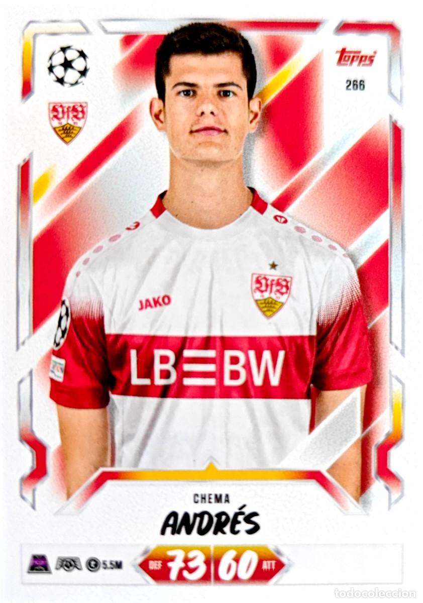 Cromos de f&uacute;tbol: 266 Chema Andres - VfB Stuttgart - TOPPS Match Attax 2026 2027 26 27