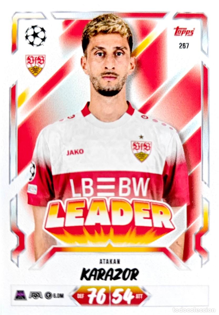Cromos de f&uacute;tbol: 267 Atakan Karazor - VfB Stuttgart - LEADER - TOPPS Match Attax 2026 2027 26 27