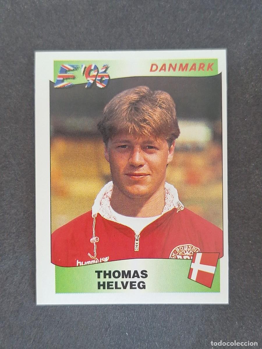 Cromos de f&uacute;tbol: L3 THOMAS HELVEG SELECCION DINAMARCA 278 EUROCOPA 1996 EURO 96 PANINI NUNCA PEGADO SIN PEGAR