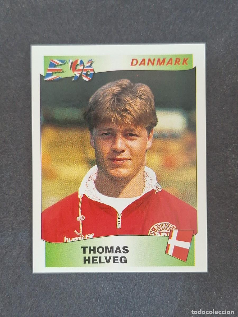 Cromos de f&uacute;tbol: L3 THOMAS HELVEG SELECCION DINAMARCA 278 EUROCOPA 1996 EURO 96 PANINI NUNCA PEGADO SIN PEGAR