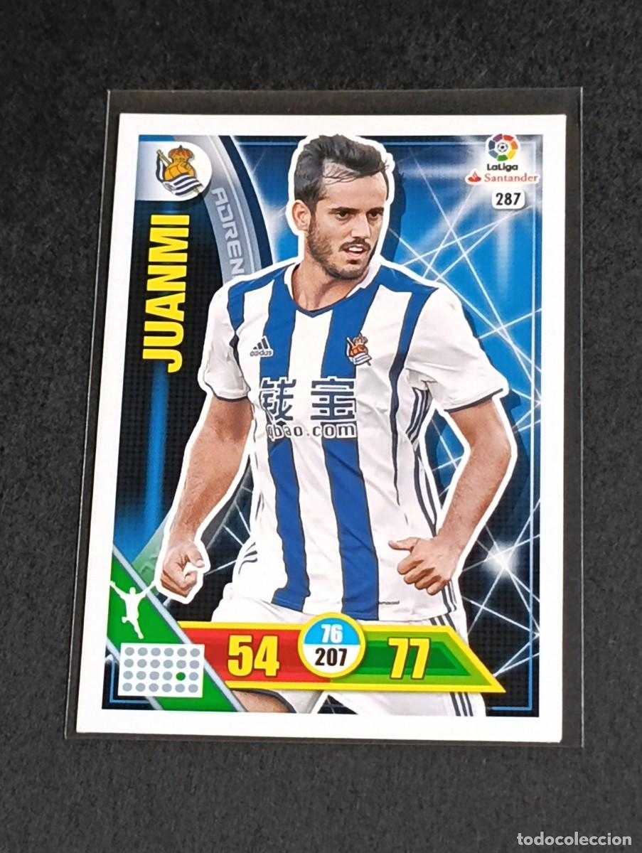 Cromos de f&uacute;tbol: JUANMI #287 REAL SOCIEDAD - ADRENALYN XL LA LIGA SANTANDER 2016 2017 PANINI 16 17 CROMO F&Uacute;TBOL