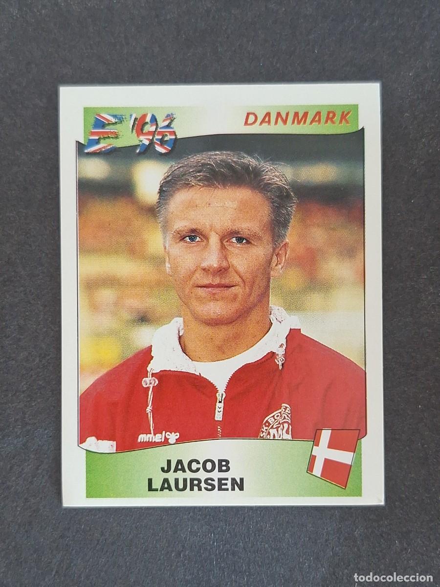 Cromos de f&uacute;tbol: L3 JACOB LAURSEN SELECCION DINAMARCA 282 EUROCOPA 1996 EURO 96 PANINI NUNCA PEGADO SIN PEGAR