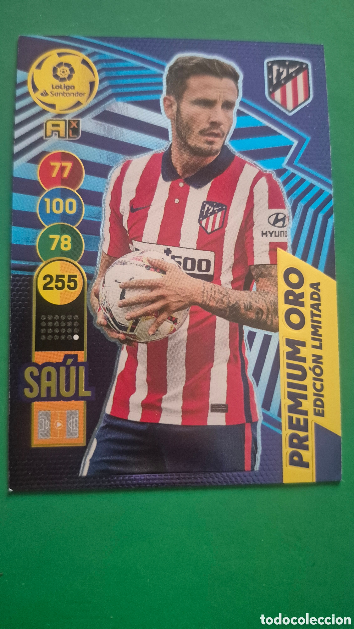 Cromos de f&uacute;tbol: ADRENALYN XL 2020 2021 - SAUL - PREMIUM ORO - EDICION LIMITADA - ATLETICO DE MADRID - PANINI - 20