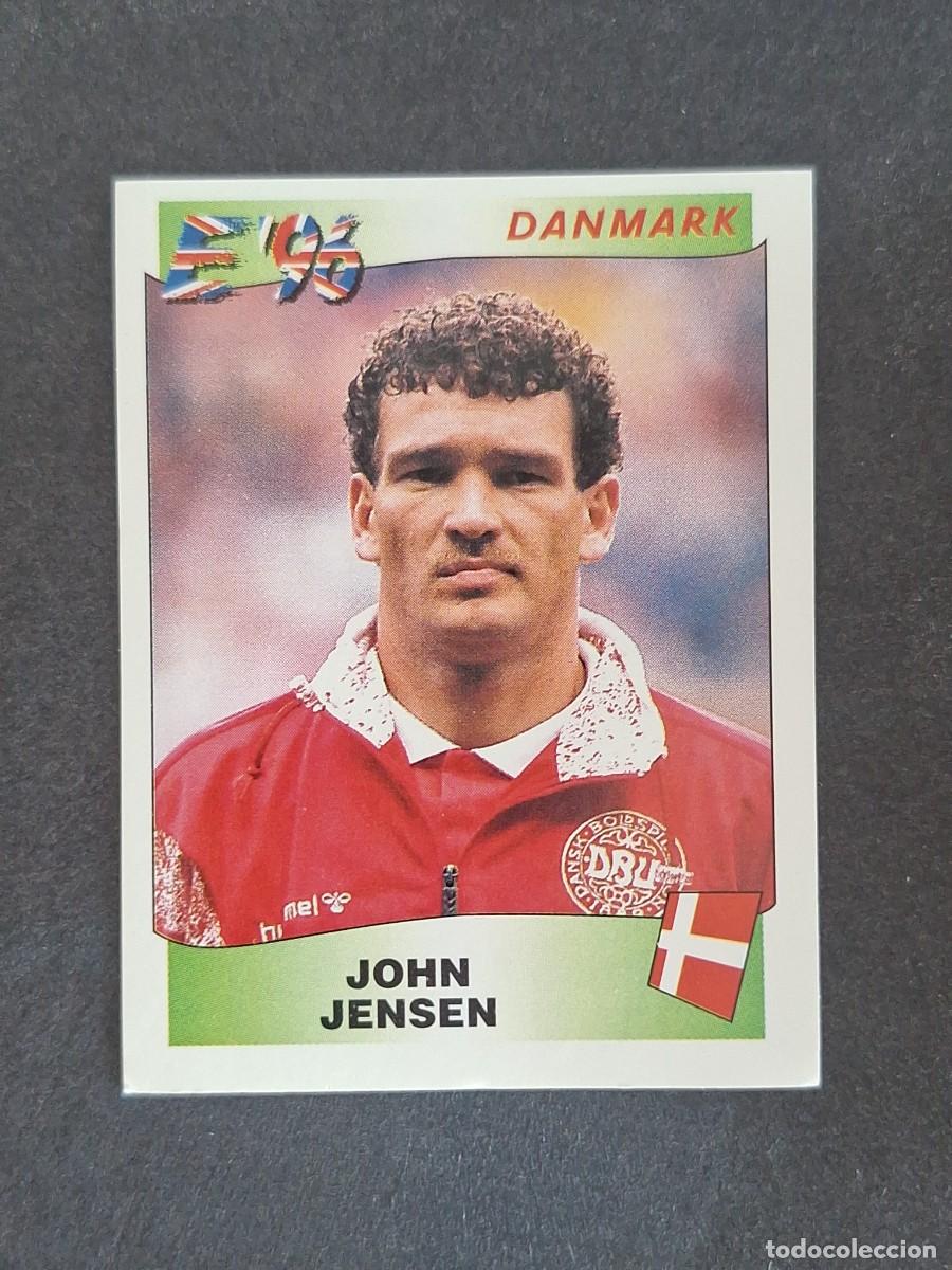 Cromos de f&uacute;tbol: L3 JOHN JENSEN SELECCION DINAMARCA 283 EUROCOPA 1996 EURO 96 PANINI NUNCA PEGADO SIN PEGAR