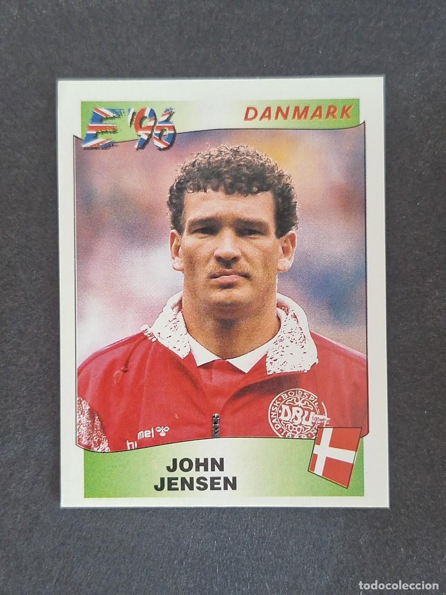 Cromos de f&uacute;tbol: L3 JOHN JENSEN SELECCION DINAMARCA 283 EUROCOPA 1996 EURO 96 PANINI NUNCA PEGADO SIN PEGAR