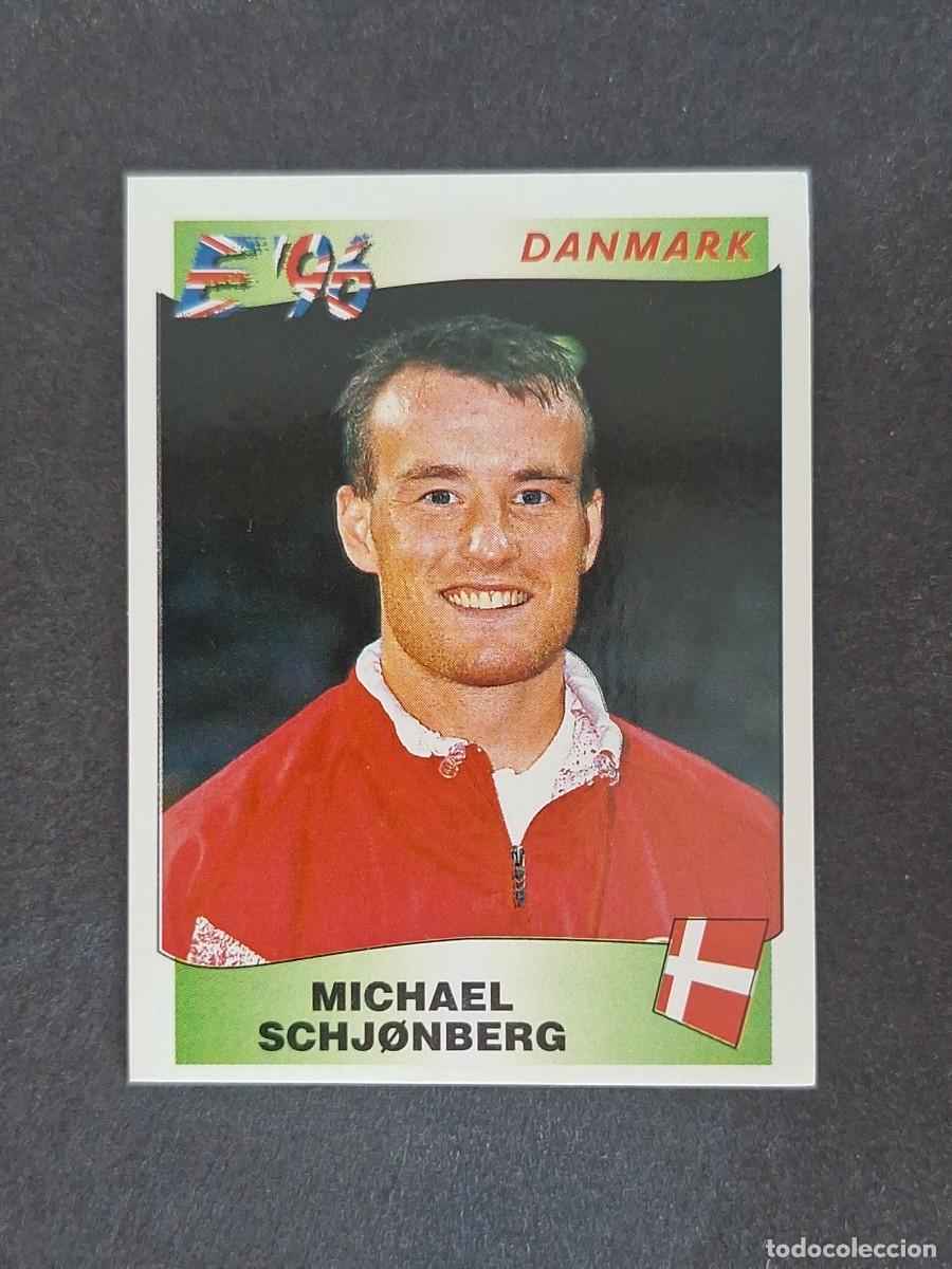 Cromos de f&uacute;tbol: L3 MICHAEL SCHJONBERG SELECCION DINAMARCA 284 EUROCOPA 1996 EURO 96 PANINI NUNCA PEGADO SIN PEGAR