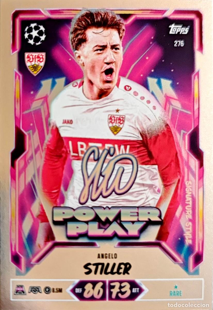 Cromos de f&uacute;tbol: 276 Angelo Stiller - VfB Stuttgart - POWER PLAY - TOPPS Match Attax 2026 2027 26 27