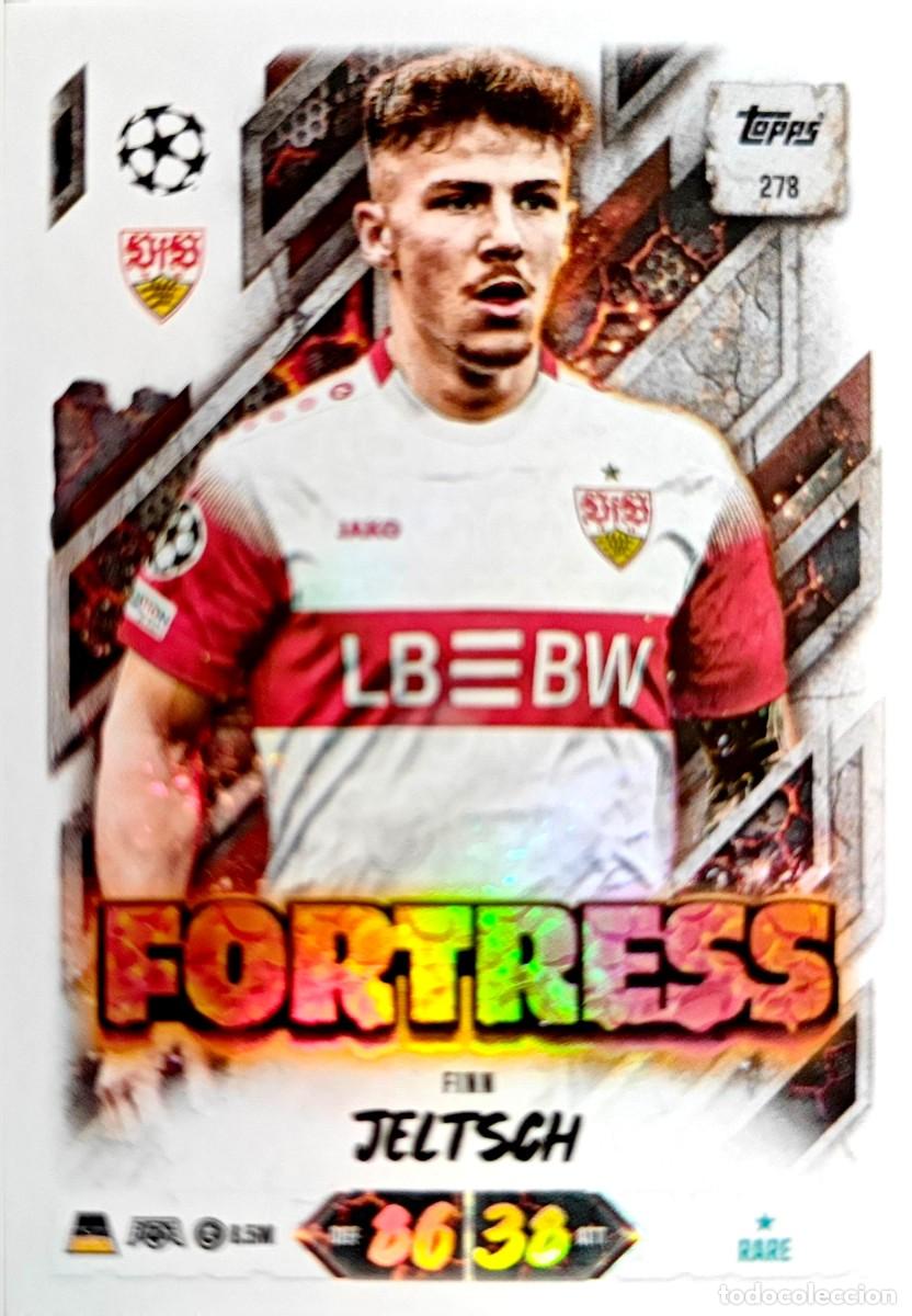 Cromos de f&uacute;tbol: 278 Finn Jeltsch - VfB Stuttgart - FORTRESS - TOPPS Match Attax 2026 2027 26 27