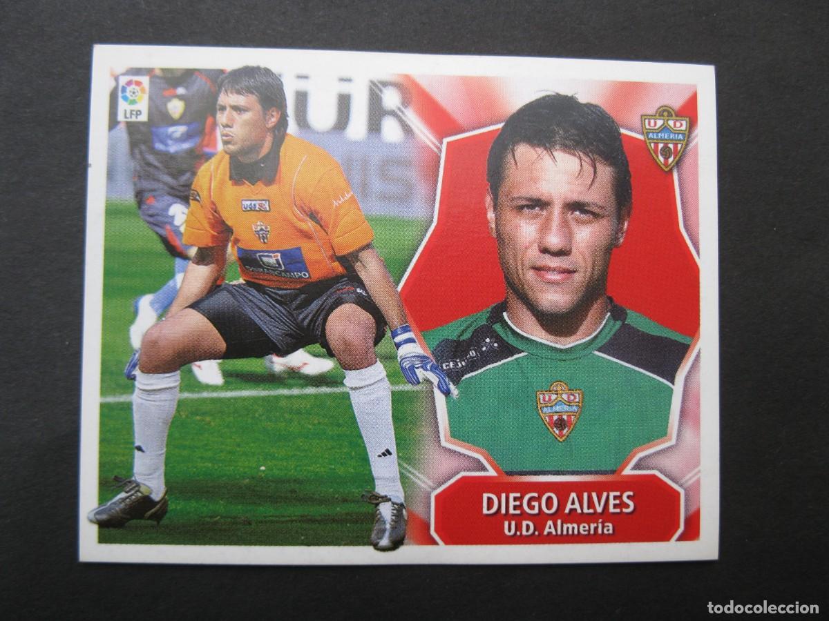 Cromos de f&uacute;tbol: DIEGO ALVES (U.D. ALMERIA) - CAMPEONATO DE LIGA 08/09 - EDICIONES ESTE - NUNCA PEGADO.