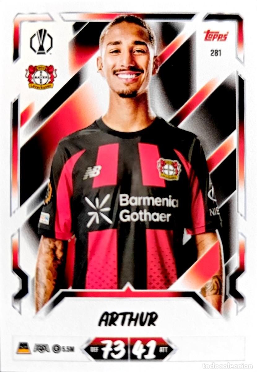 Cromos de f&uacute;tbol: 281 Arthur - Bayer 04 Leverkusen - TOPPS Match Attax 2026 2027 26 27
