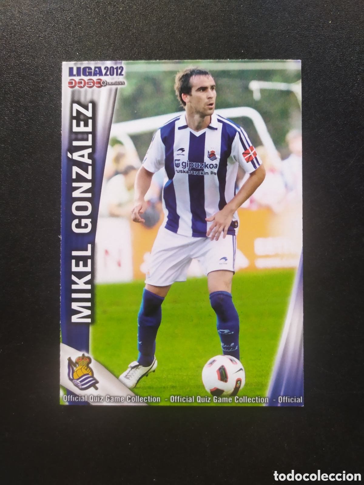 Cromos de f&uacute;tbol: Mundicromo fichas Liga 2011 2012 11 12 Mikel Gonz&aacute;lez n&deg; 386 Real Sociedad