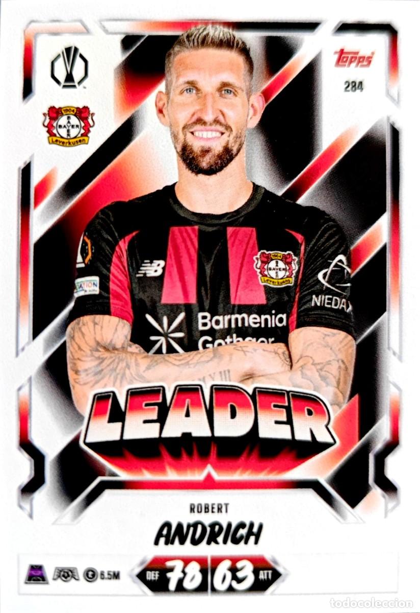 Cromos de f&uacute;tbol: 284 Robert Andrich - Bayer 04 Leverkusen - LEADER - TOPPS Match Attax 2026 2027 26 27