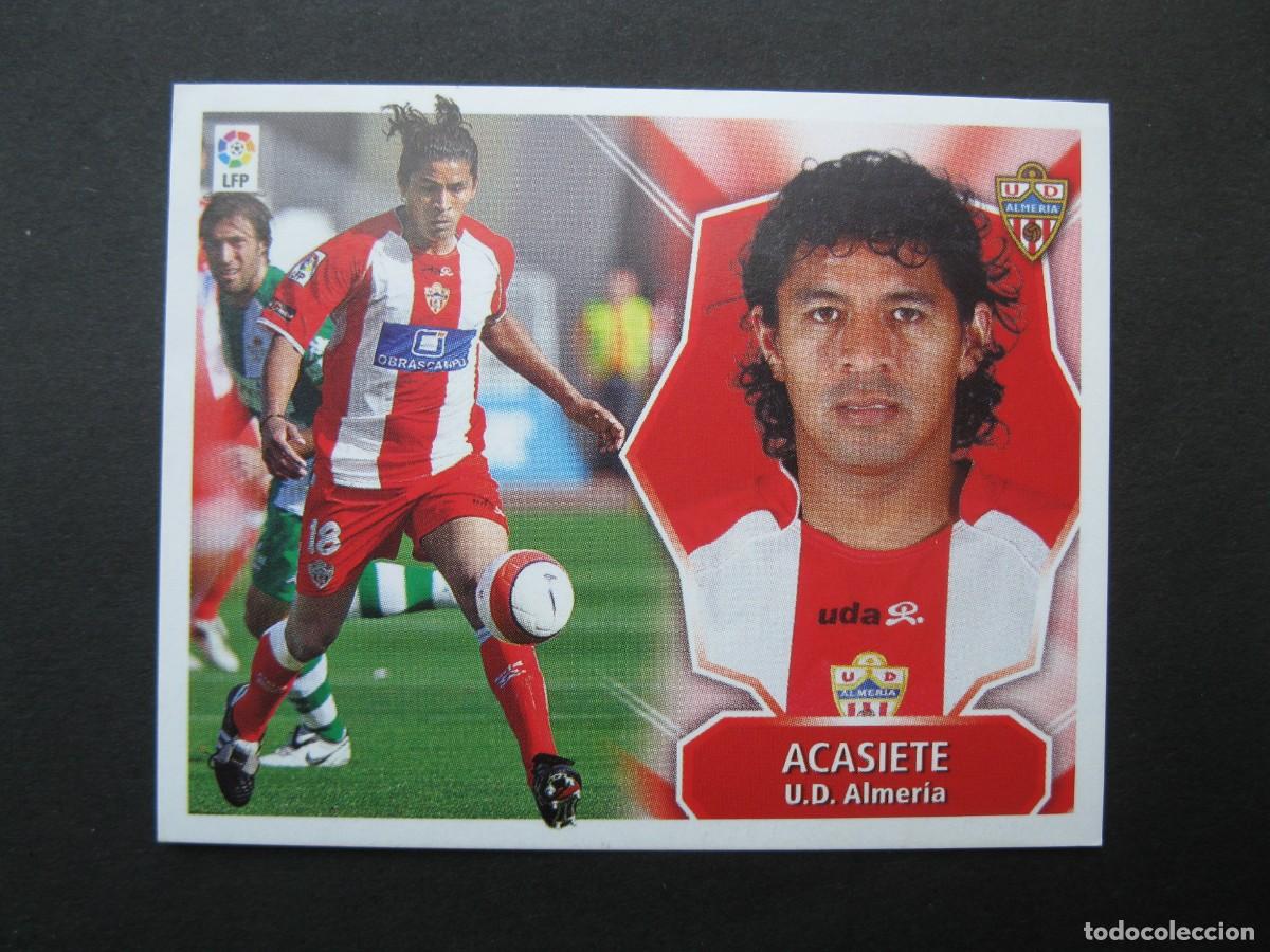 Cromos de f&uacute;tbol: ACASIETE (U.D. ALMERIA) - CAMPEONATO DE LIGA 08/09 - EDICIONES ESTE - NUNCA PEGADO.