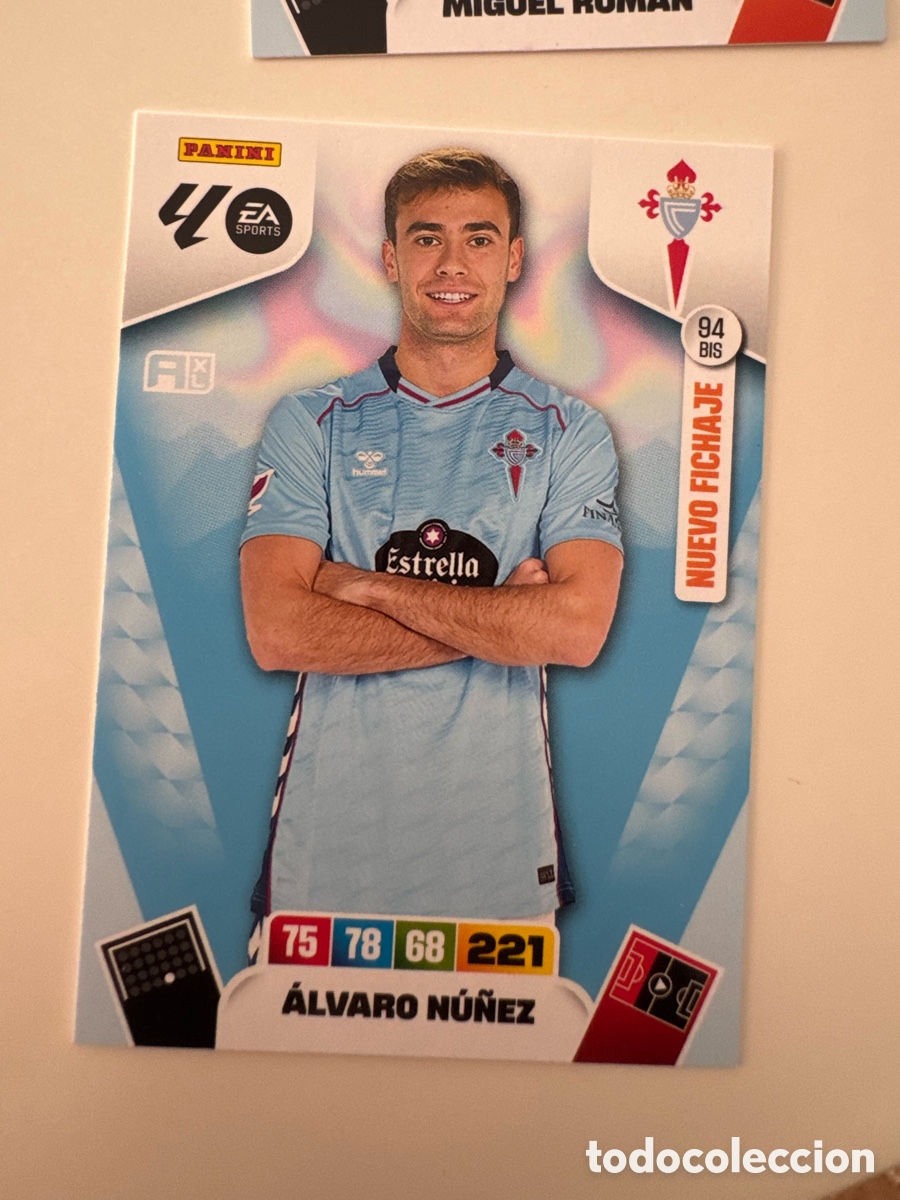 Cromos de f&uacute;tbol: PANINI ADRENALYN XL LIGA 2025-2026 25-26 &ndash; Alvaro Nu&ntilde;ez Celta N&ordm; 94 BIS